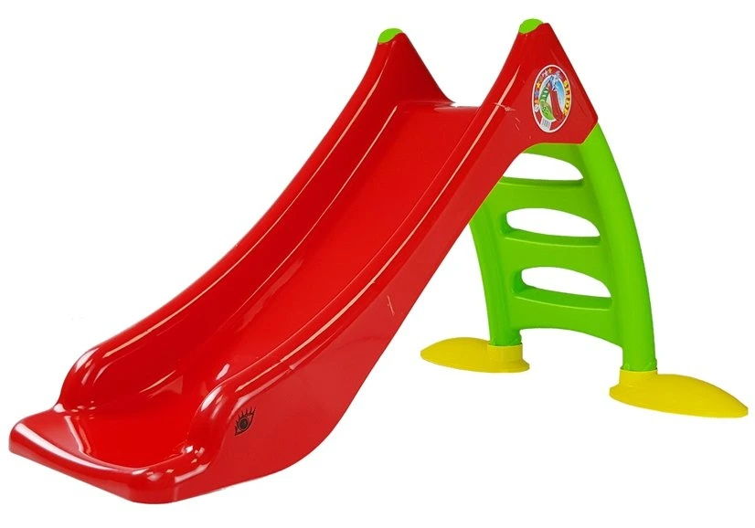 Zahradní Skluzavka s Žebříkem LEAN Toys 75 cm výšky, 110 cm délky, pro děti od 2 let — Celkový pohled