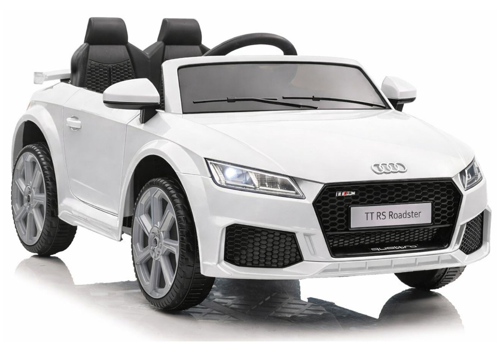 Dětské elektrické autíčko Audi TT RS Roadster 12V, 2×45W, bílé, dálkové ovládání