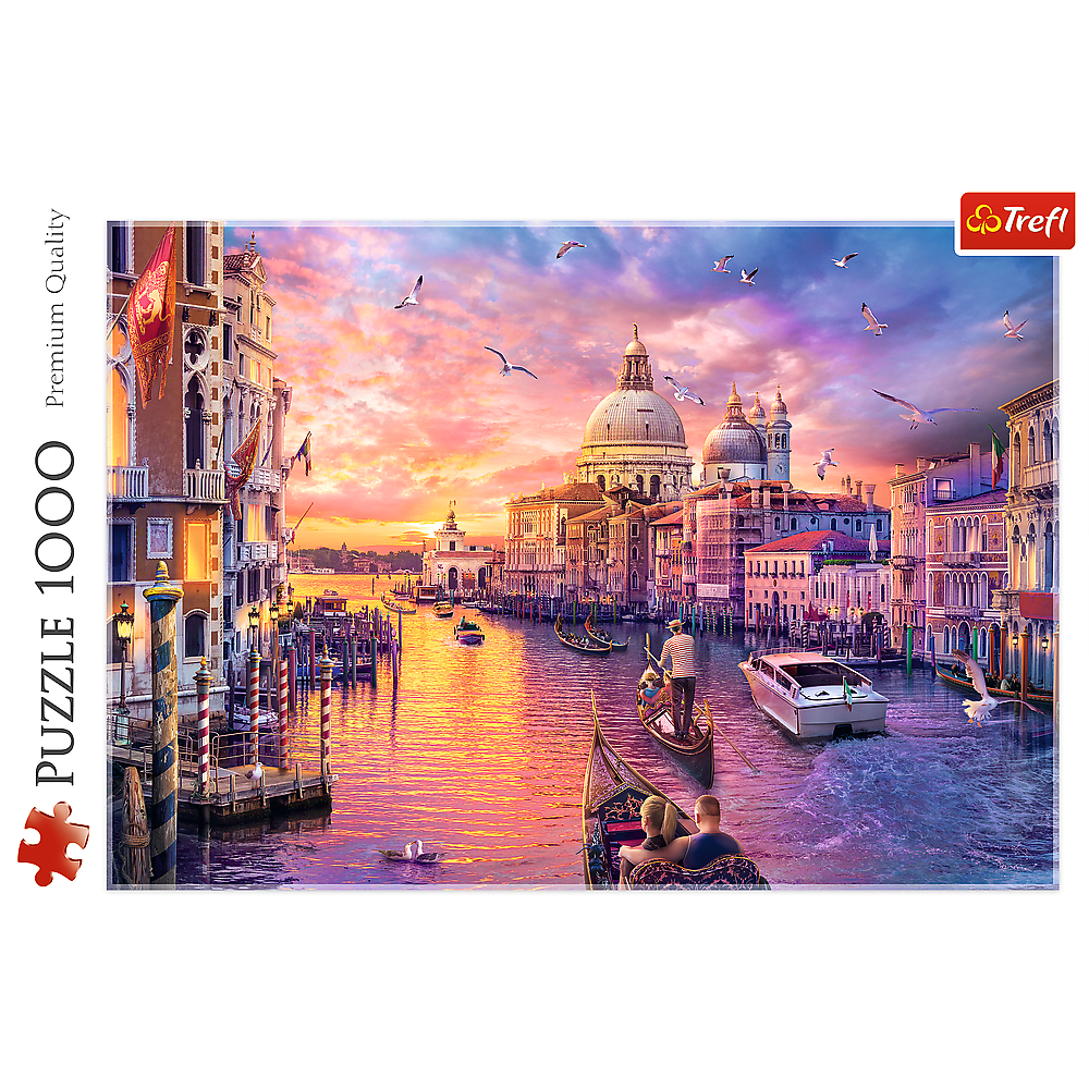 Puzzle Trefl 1000 dílků Kouzla Benátek 10926 — V provozu