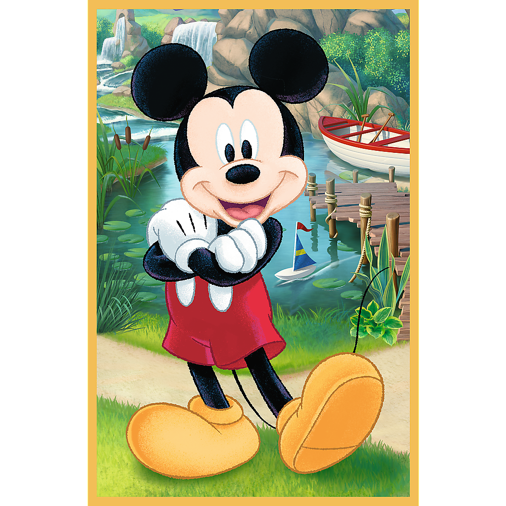 Puzzle Trefl - 3x50 dílků - Myska Miki, Minnie a Pluto — V provozu