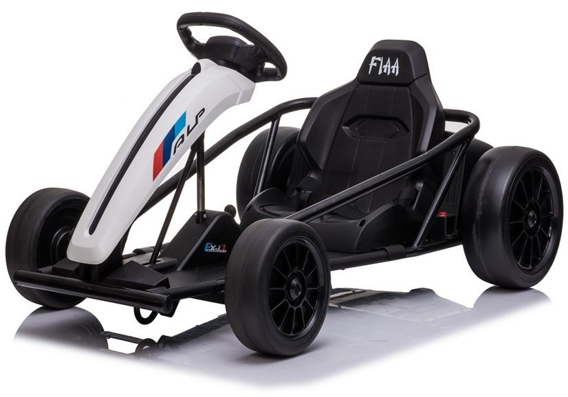 Bateriový gokart LEAN CARS SX1968 bílý — V provozu