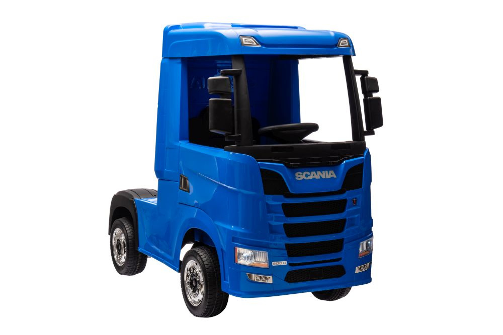 Elektrické autíčko Scania 500R HL698 modré 4x4