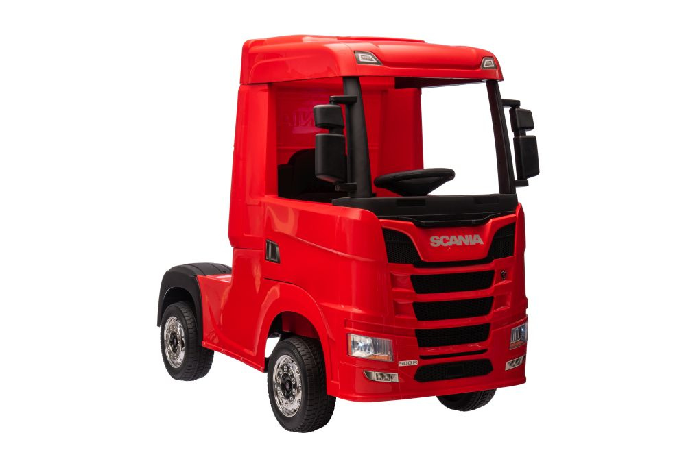 Elektrické Auto Na Baterii Scania 500R HL698 Červené 4x4