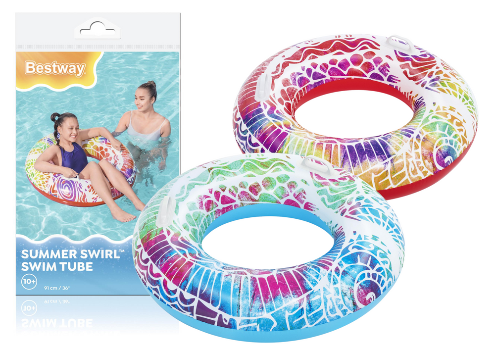 Nafukovací plavecký kruh Bestway, průměr 91 cm, pro osoby od 10 let — Celkový pohled