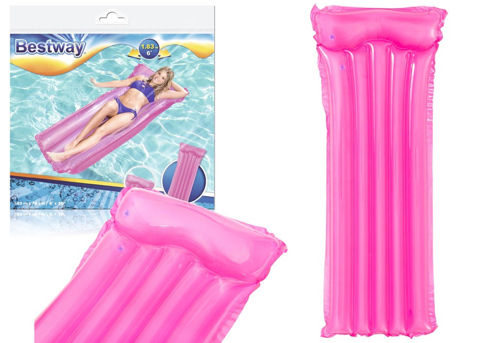 Nafukovacia matrac ružová Bestway 183 x 76 cm – letný oddych na vode