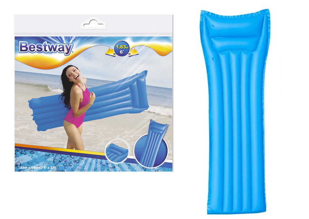 Nafukovací Lehátko na Plavání Modré 183 x 69 cm Bestway 44007