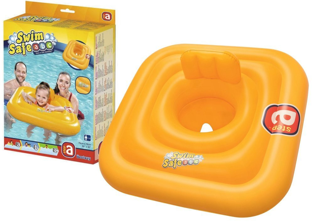 Plavecké Sedátko Bestway Swim Safe Step A 76cm, 1–2 roky, bezpečné a pohodlné pro začínající plavce — Celkový pohled