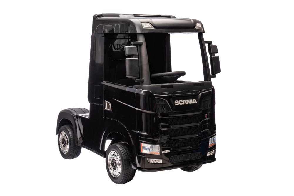 Dětské elektrické auto Scania 500R HL698, černé, lakované, 4x4