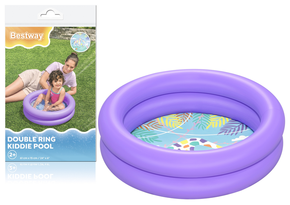 Fialový Nafukovací Bazének Žirafa 61 cm x 15 cm Bestway 51061