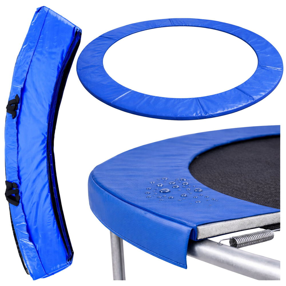 Kryt pružín trampolíny LEAN SPRING PAD 8FT (244–252 cm), modrý, 10 mm pena