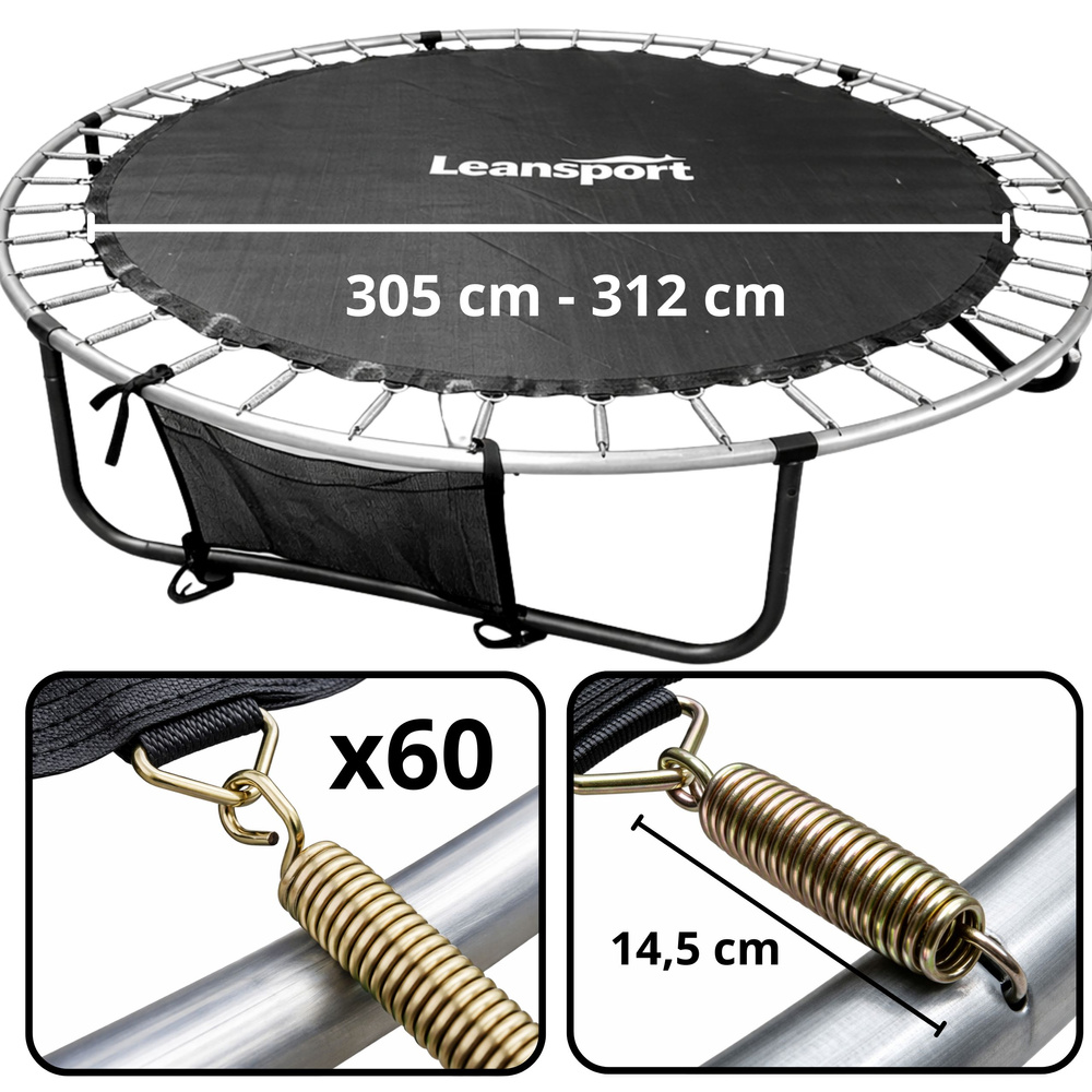 Náhradní skákací plocha pro trampolínu LEAN, 60 ok, 29 x 32 cm — V provozu