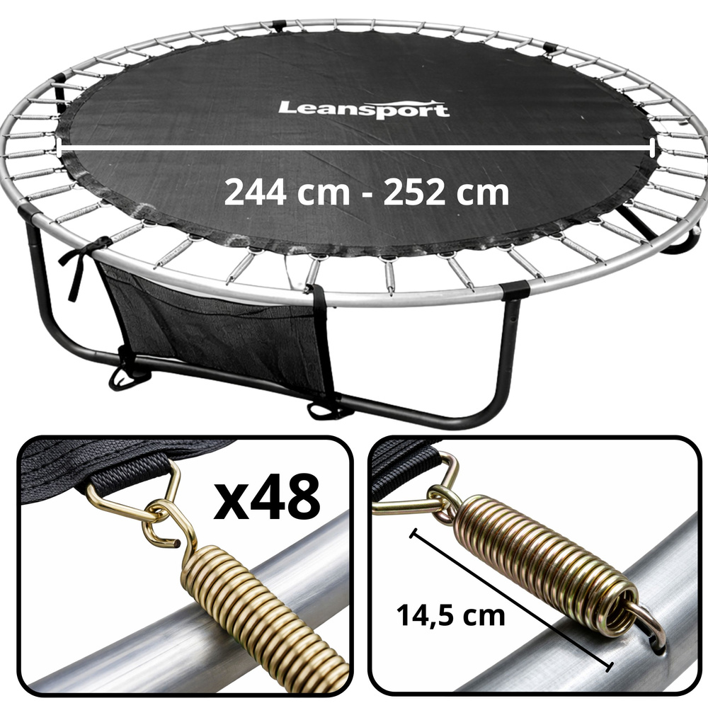 Skákací plocha pro trampolínu 8FT, 48 ok, CE — Snadná montáž