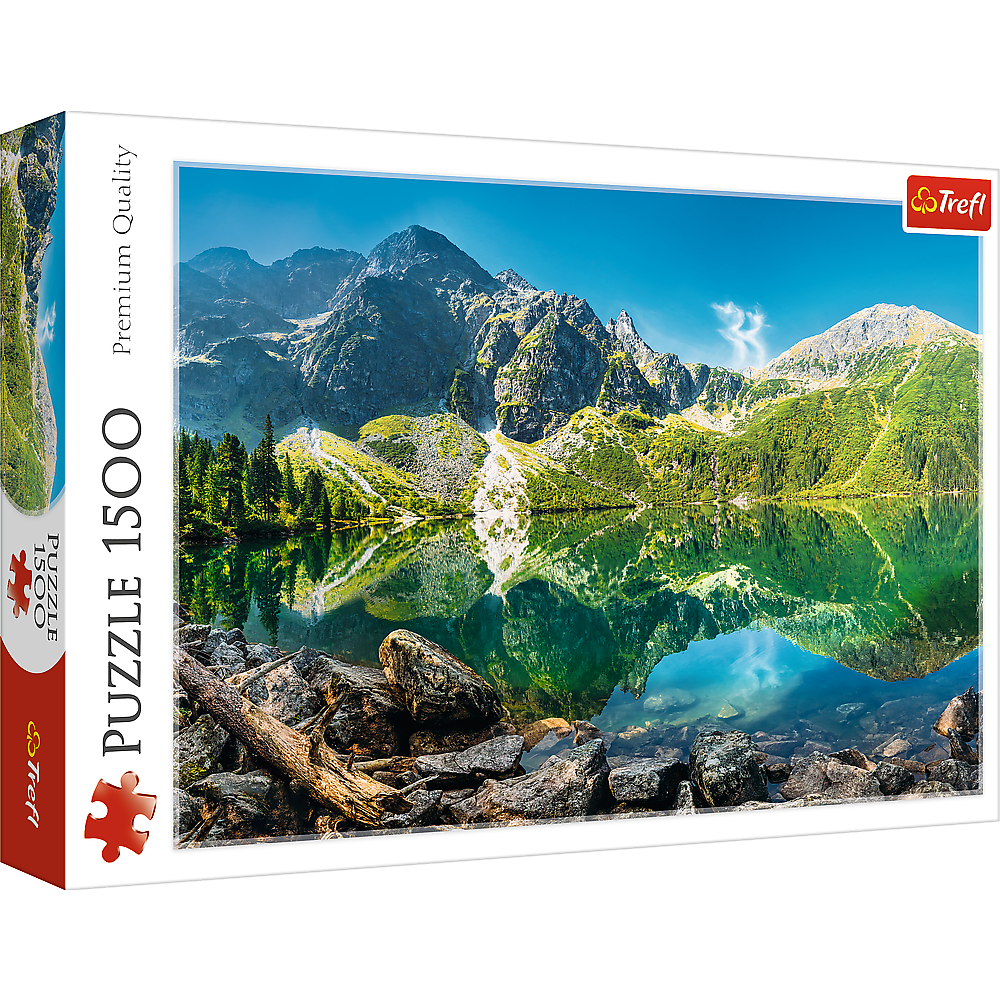 Puzzle 1500 Trefl Puzzle Jezero Morskie Oko, Tatry, Polsko — Puzzle Tatry