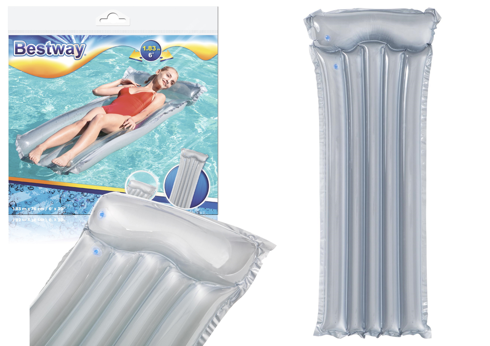 Nafukovací matrace na plavání Šedá 183 x 76 cm Bestway — Celkový pohled