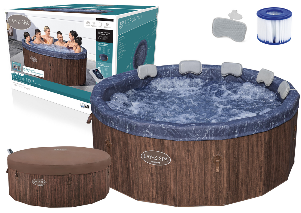 Nafukovací lázeň s hydromasáží pro 7 osob Bestway 6001W