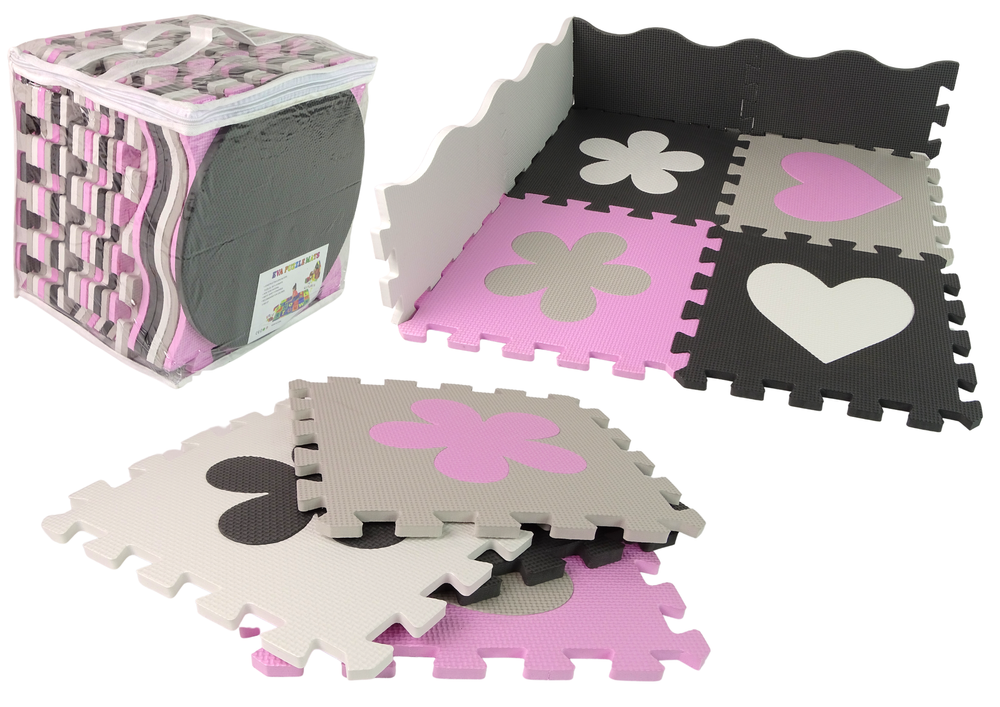 Penová Edukačná Podložka EVA Puzzle pre Kojence 25 ks