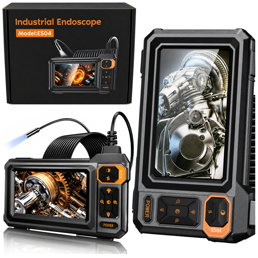 Inšpekčná endoskopická kamera s 4,3″ LCD displejom, 8 LED diódami, IP67