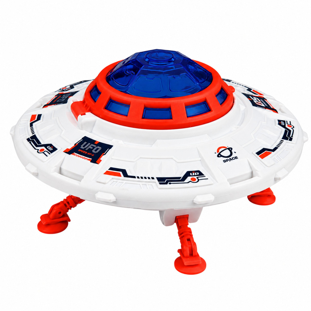 Kosmická sada UFO, raketoplán a vozítko astronautů LEAN TOYS 50 cm — V provozu