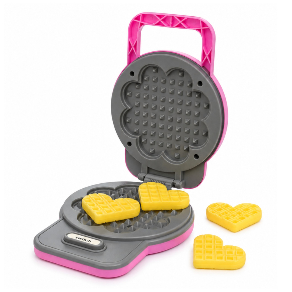 Dětský vaflovač se světly a zvuky LEAN Toys +3 let, pro dívky — Dětský vaflovač