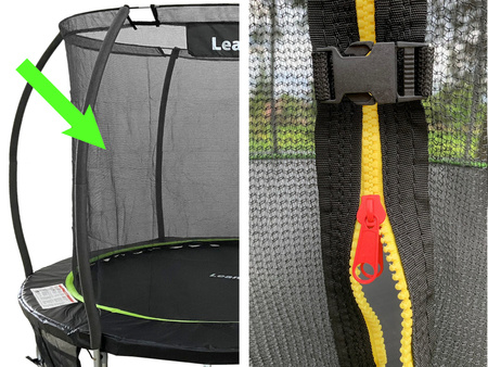 Bezpečnostní síť na trampolínu LEAN Toys 6 ft — Bezpečný návrh