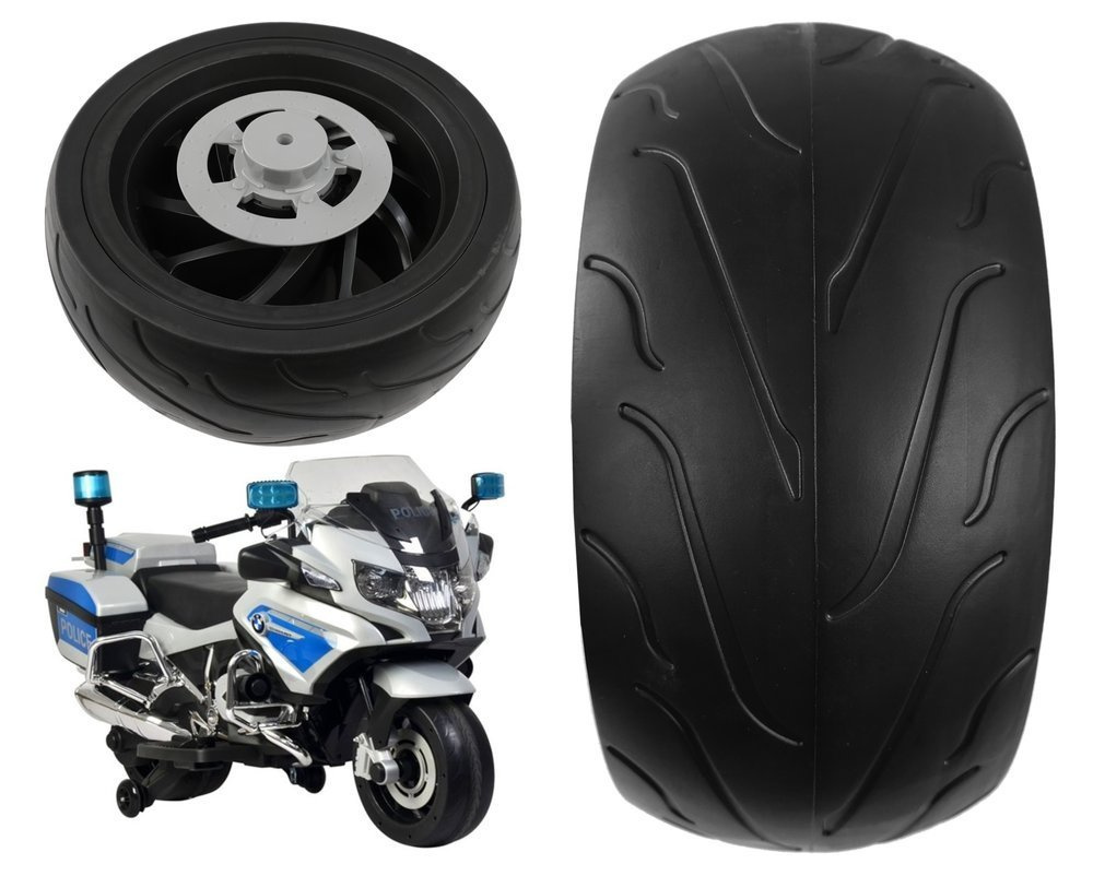 Zadné koleso akumulátorového motocykla BMW R1200 – mäkká EVA pena LEAN CARS