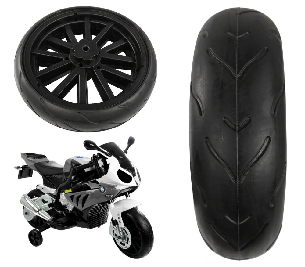 Zadné koleso pre motocykel BMW S1000 JT528 LEAN CARS – priemer 310 mm, čierne, materiál EVA