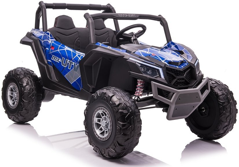 Elektrické autíčko Buggy UTV-MX Modrý Spider – lakované detské autíčko s diaľkovým ovládaním
