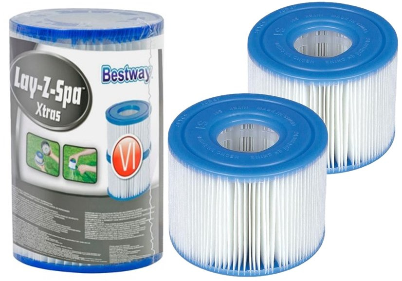 Filtračná vložka Bestway 60311 Lay-Z-Spa, 2 ks – priemer 10,6 cm pre vírivky Miami, Vegas, Monaco