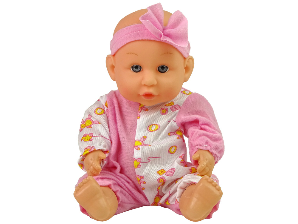 Panenka LEAN Toys 24 cm s nočníkem a lahvičkou — Součásti sady