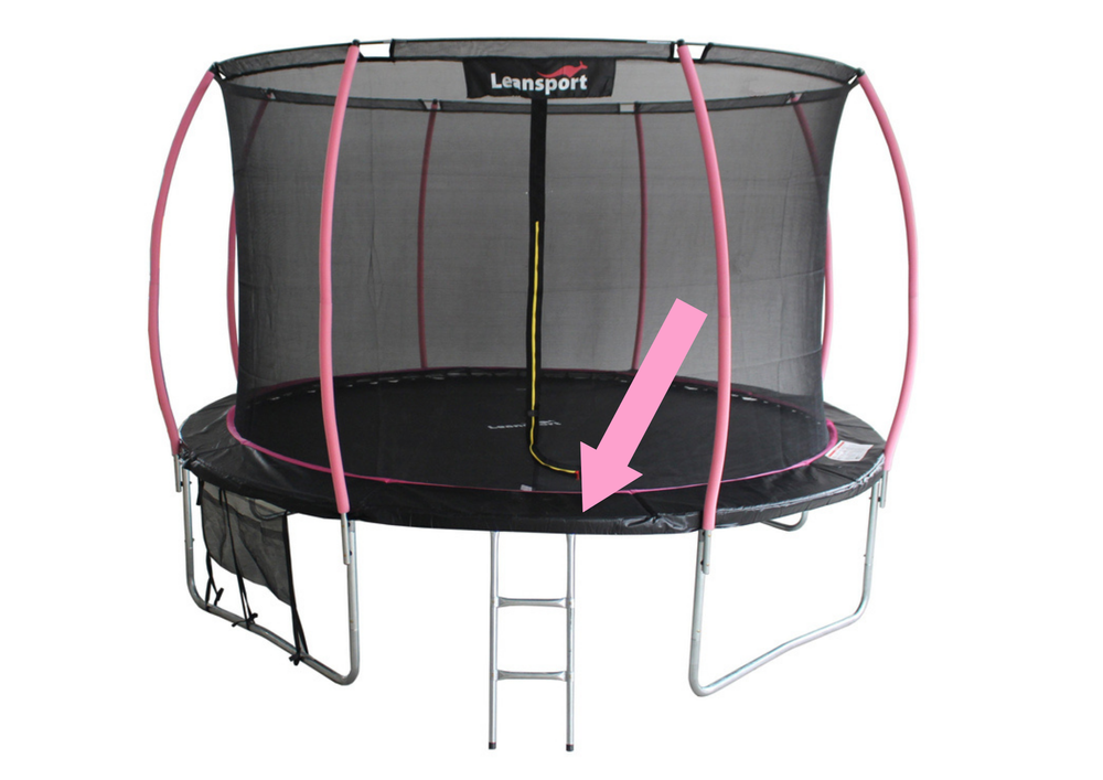 Ochrana pružin pro trampolínu Sport Max 12ft Černo-Růžová LEAN Sport - průměr 3,66 m, tloušťka 12 mm