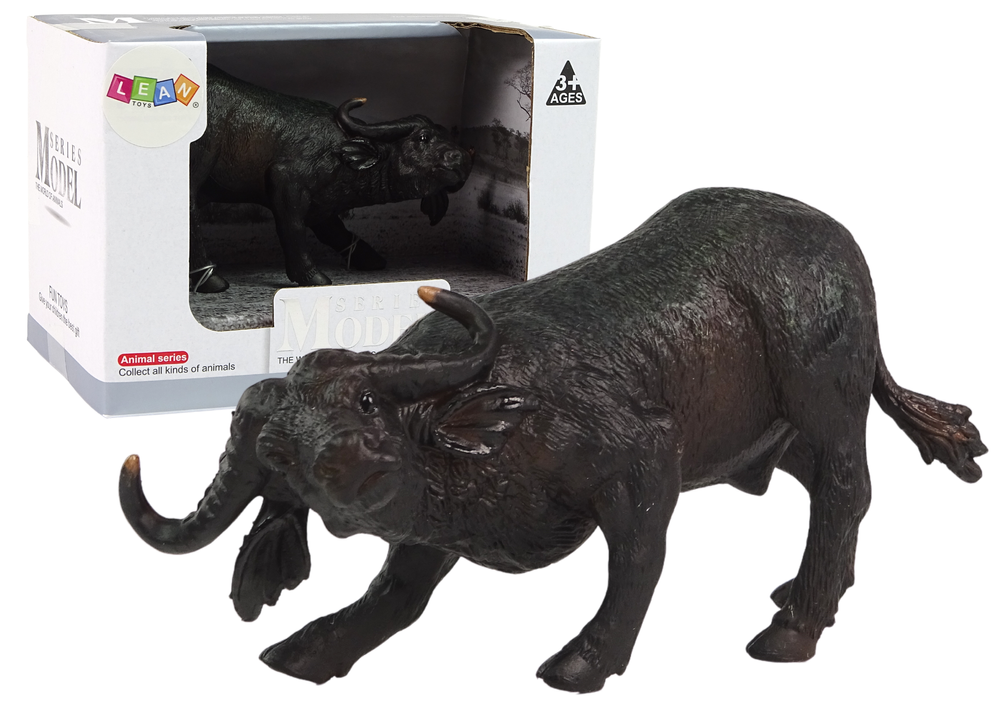 Velká Sběratelská Figurína Africký Buvol LEAN Toys - detailní zpracování pro děti od 3 let