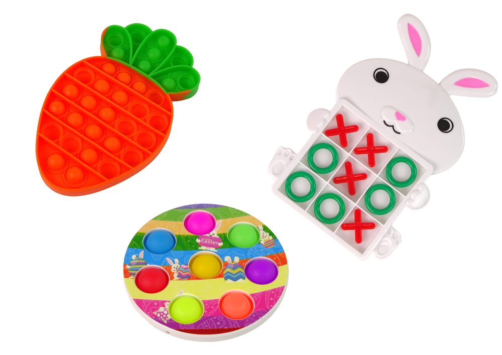 Sada Velikonočních Antistresových Fidget Hraček 18 Ks LEAN Toys 3+ 20 x 20 x 11 cm 600 g — V provozu