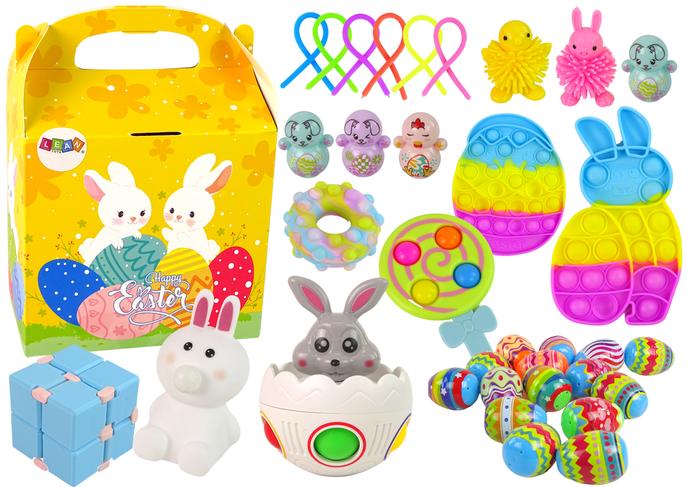 Sada Veľkonočných Hračiek Fidget Toys - Kraslice a Antistresové Dekorácie pre Deti od 3 rokov LEAN Toys