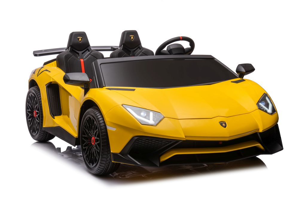 Elektrický automobil na akumulátor LEAN Toys Lamborghini XXL A8803 žlutý 24V (žlutý, model A8803) — Lamborghini XXL žlutý