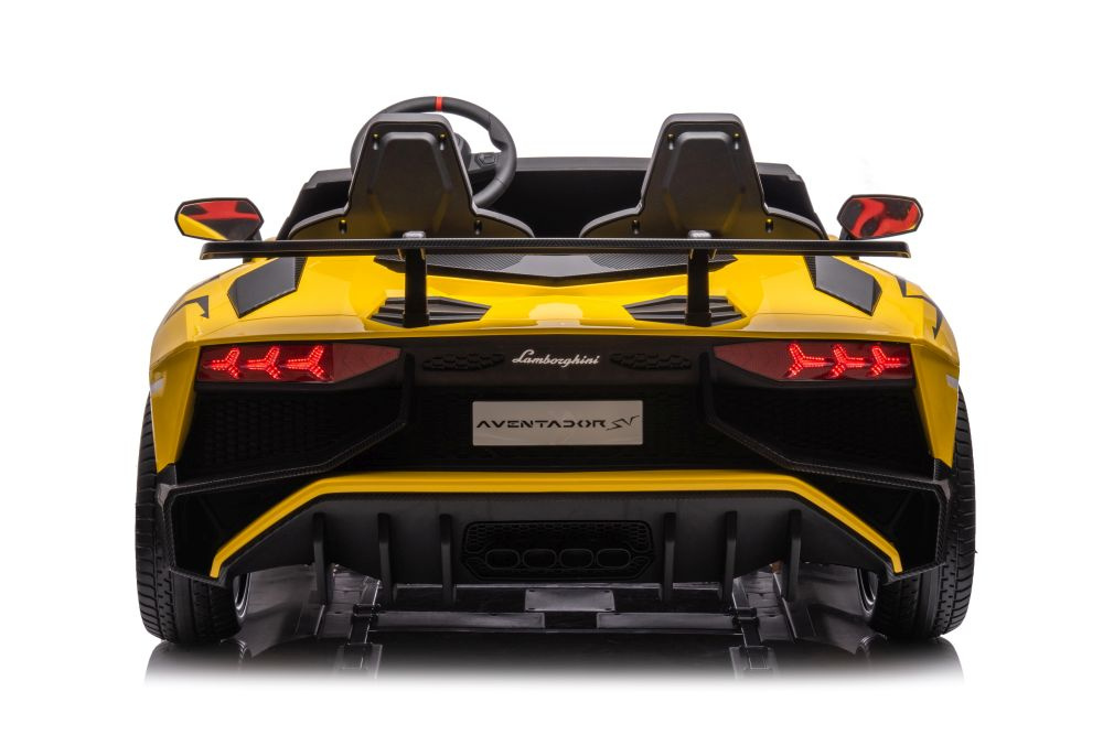 Elektrický automobil na akumulátor LEAN Toys Lamborghini XXL A8803 žlutý 24V (žlutý, model A8803) — V provozu