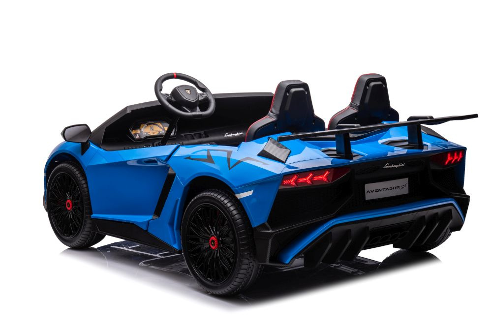 Elektrické auto Lamborghini XXL A8803 modré 24V s vzdialeným ovládáním – pre deti 3-10 rokov