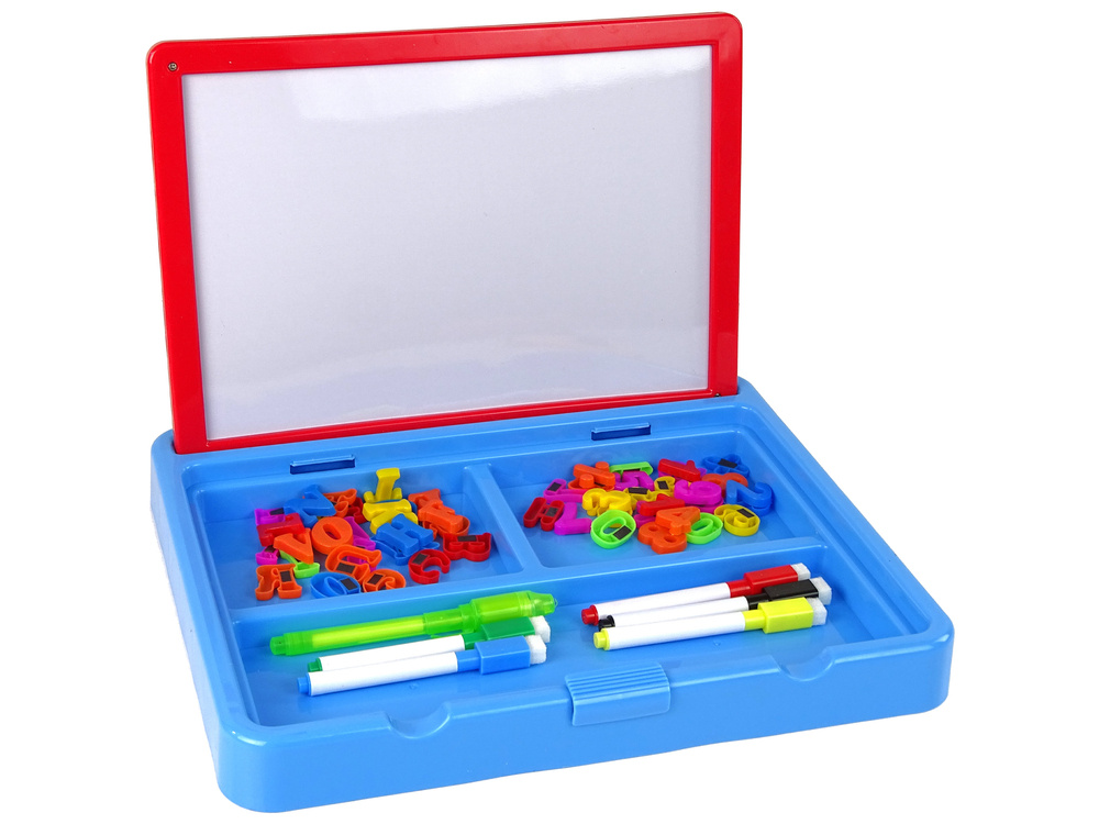 Magická svítící kreslící tabule 2v1 LEAN Toys s LED perem a magnetickými písmenky