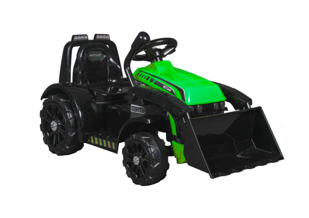 Elektrický traktor LEAN CARS ZP1001B 36V s funkčnou lžícou a klaksonom - zelený pre deti 3-8 rokov