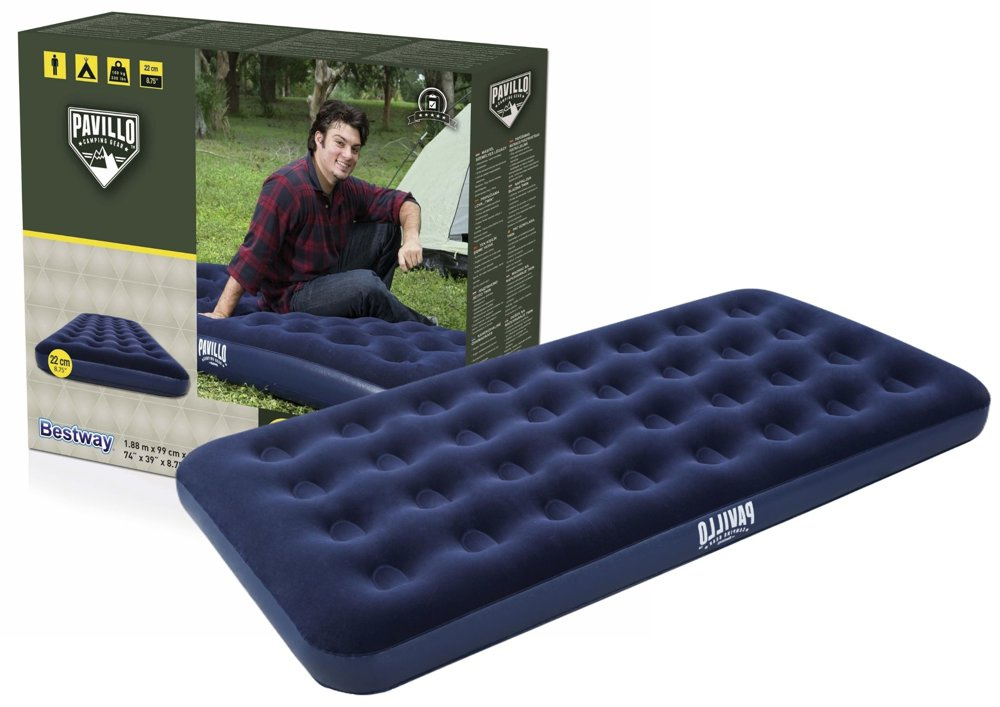Nafukovacia matrace Bestway 67001 - 188 x 99 x 22 cm s flokovaným povrchom pre vnútorné i vonkajšie použitie