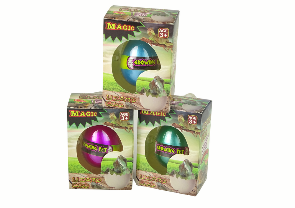 Magické líhnoucí se vejce ještěrka rostoucí 6 cm - LEAN Toys — Detail