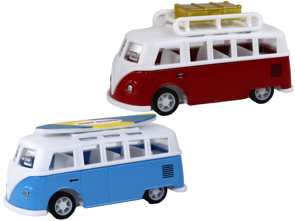Autobusy a karavany s frikčním pohonem 1:87, sada 4 kusů — Detail vozidla