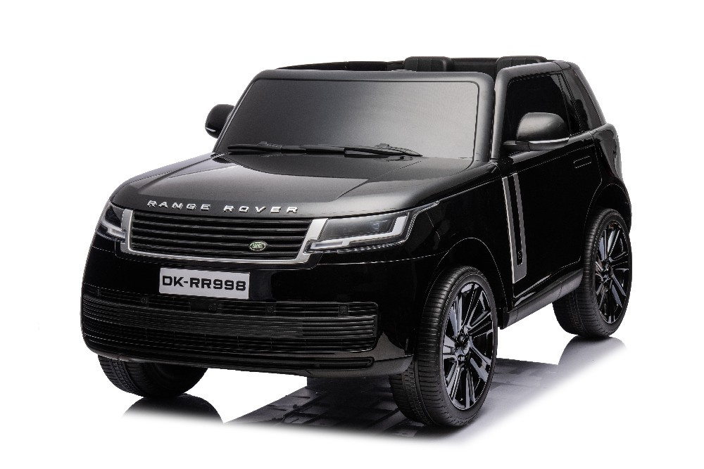 Elektrické auto Range Rover DK-RR998 černé lakované 24V - 2x240W motor, dálkové ovládání, kožené sedadlo